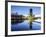 Millennium Bridge and Lowry Centre at Dawn, Salford Quays, Manchester, Greater Manchester, England-Chris Hepburn-Framed Photographic Print