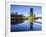 Millennium Bridge and Lowry Centre at Dawn, Salford Quays, Manchester, Greater Manchester, England-Chris Hepburn-Framed Photographic Print