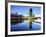 Millennium Bridge and Lowry Centre at Dawn, Salford Quays, Manchester, Greater Manchester, England-Chris Hepburn-Framed Photographic Print