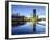 Millennium Bridge and Lowry Centre at Dawn, Salford Quays, Manchester, Greater Manchester, England-Chris Hepburn-Framed Photographic Print