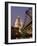 Millennium Bridge and St. Pauls Cathedral, Illuminated at Dusk, London, England, United Kingdom-Gavin Hellier-Framed Photographic Print