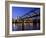 Millennium Bridge and St. Pauls Cathedral, London, England, UK-Charles Bowman-Framed Photographic Print