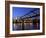 Millennium Bridge and St. Pauls Cathedral, London, England, UK-Charles Bowman-Framed Photographic Print