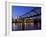 Millennium Bridge and St. Pauls Cathedral, London, England, UK-Charles Bowman-Framed Photographic Print