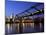 Millennium Bridge and St. Pauls Cathedral, London, England, UK-Charles Bowman-Mounted Photographic Print