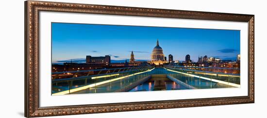 Millennium Bridge-Joseph Eta-Framed Art Print