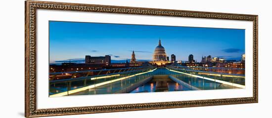 Millennium Bridge-Joseph Eta-Framed Art Print