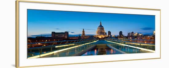 Millennium Bridge-Joseph Eta-Framed Art Print