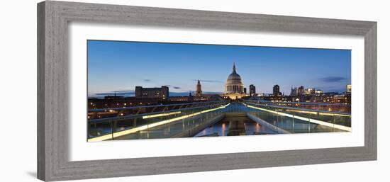 Millennium Bridge-Joseph Eta-Framed Giclee Print