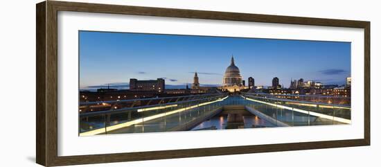 Millennium Bridge-Joseph Eta-Framed Giclee Print