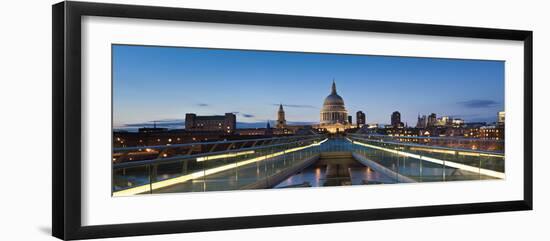 Millennium Bridge-Joseph Eta-Framed Giclee Print
