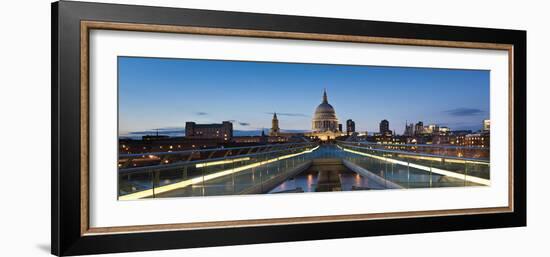 Millennium Bridge-Joseph Eta-Framed Giclee Print