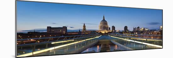 Millennium Bridge-Joseph Eta-Mounted Giclee Print