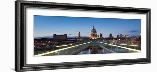 Millennium Bridge-Joseph Eta-Framed Giclee Print