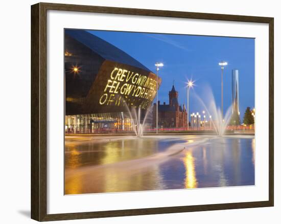 Millennium Centre, Cardiff Bay, Cardiff, South Wales, Wales, United Kingdom, Europe-Billy Stock-Framed Photographic Print