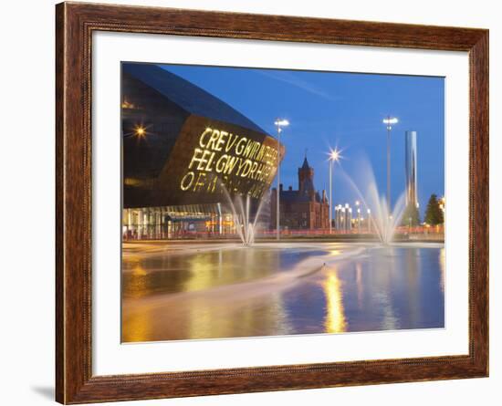 Millennium Centre, Cardiff Bay, Cardiff, South Wales, Wales, United Kingdom, Europe-Billy Stock-Framed Photographic Print