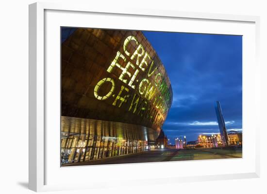 Millennium Centre, Cardiff Bay, Cardiff, Wales, United Kingdom, Europe-Billy Stock-Framed Photographic Print