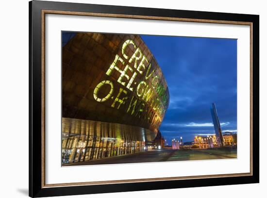 Millennium Centre, Cardiff Bay, Cardiff, Wales, United Kingdom, Europe-Billy Stock-Framed Photographic Print