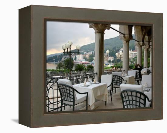 Millennium Hotel, Veranda Restaurant, Opatija, Croatia-Lisa S. Engelbrecht-Framed Premier Image Canvas