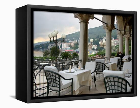 Millennium Hotel, Veranda Restaurant, Opatija, Croatia-Lisa S. Engelbrecht-Framed Premier Image Canvas