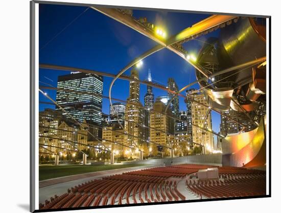 Millennium Park  outdoor theater-Patrick  J. Warneka-Mounted Photographic Print