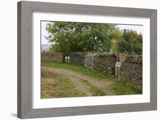 Millennium Wall, the National Stone Centre, Derbyshire-Peter Thompson-Framed Photographic Print