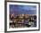 Millennium Wheel and Houses of Parliament, London, England-Peter Adams-Framed Photographic Print