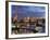 Millennium Wheel and Houses of Parliament, London, England-Peter Adams-Framed Photographic Print