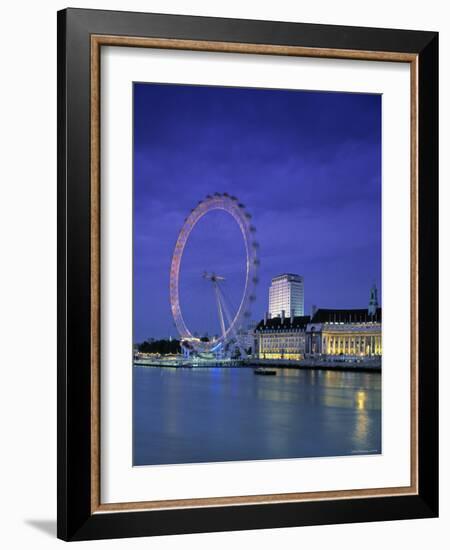 Millennium Wheel, London, England-Rex Butcher-Framed Photographic Print