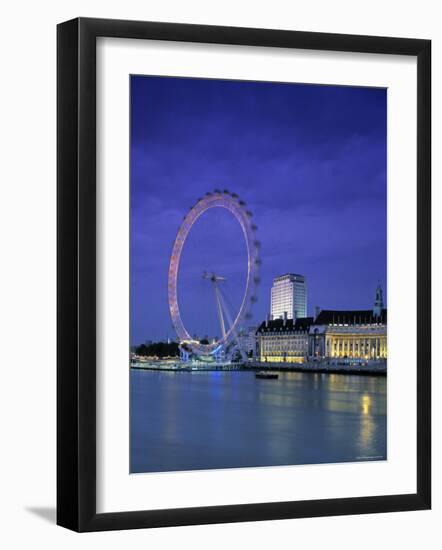 Millennium Wheel, London, England-Rex Butcher-Framed Photographic Print