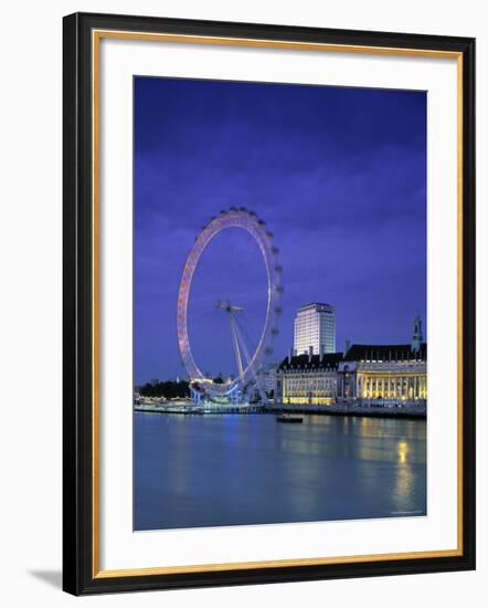 Millennium Wheel, London, England-Rex Butcher-Framed Photographic Print