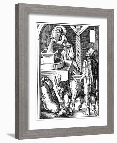 Miller, 16th Century-Jost Amman-Framed Giclee Print