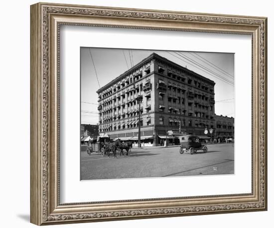 Miller Building, North Yakima, WA, 1915-Ashael Curtis-Framed Giclee Print