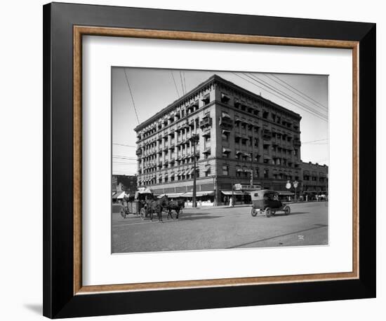 Miller Building, North Yakima, WA, 1915-Ashael Curtis-Framed Giclee Print