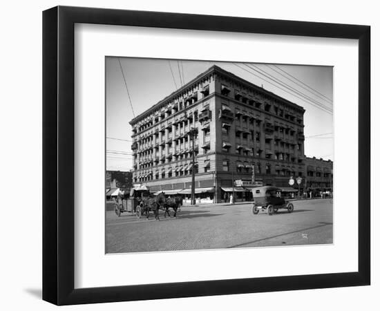 Miller Building, North Yakima, WA, 1915-Ashael Curtis-Framed Giclee Print