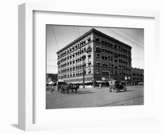 Miller Building, North Yakima, WA, 1915-Ashael Curtis-Framed Giclee Print