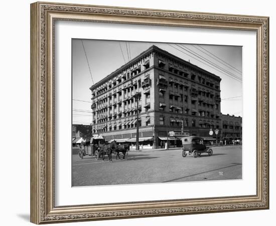 Miller Building, North Yakima, WA, 1915-Ashael Curtis-Framed Giclee Print