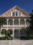 Gingerbread House with White Fretwork and Verandah, Key West, Florida, USA-Miller John-Photographic Print