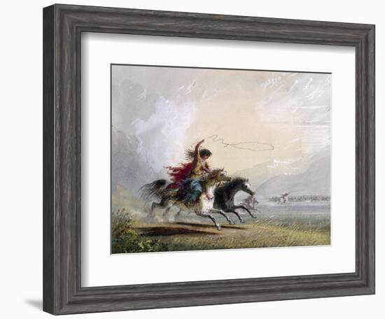 Miller: Shoshone Woman-Alfred Jacob Miller-Framed Giclee Print