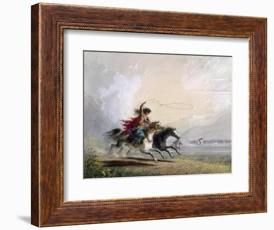 Miller: Shoshone Woman-Alfred Jacob Miller-Framed Giclee Print