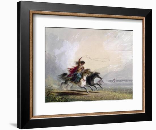 Miller: Shoshone Woman-Alfred Jacob Miller-Framed Giclee Print