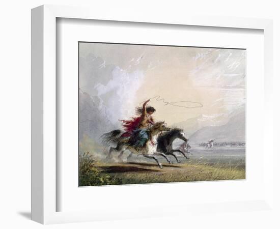 Miller: Shoshone Woman-Alfred Jacob Miller-Framed Giclee Print