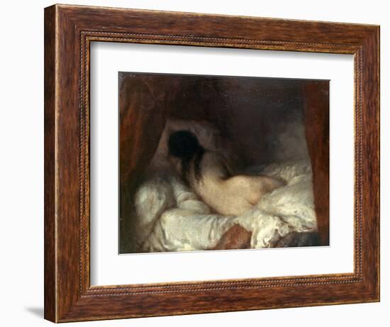 Millet: Reclining Nude-Jean-François Millet-Framed Giclee Print