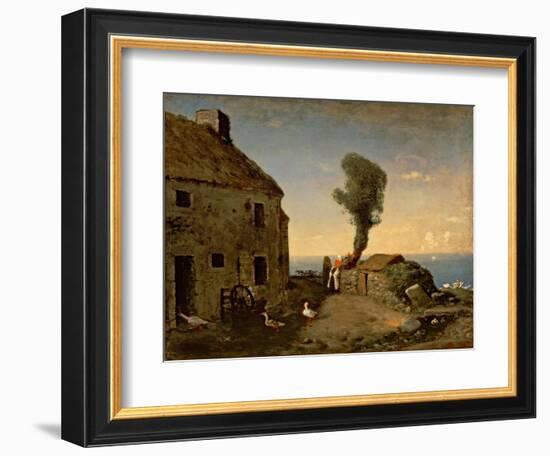 Millet's Birthplace at Gruchy-Jean-François Millet-Framed Giclee Print