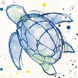 Minimal Sketch Turtle-Milli Villa-Art Print