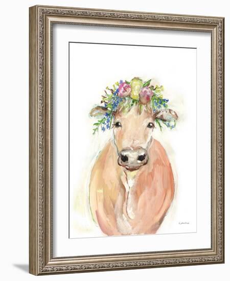 Millie and her Flowers-Jessica Mingo-Framed Art Print