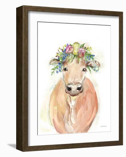 Millie and her Flowers-Jessica Mingo-Framed Art Print