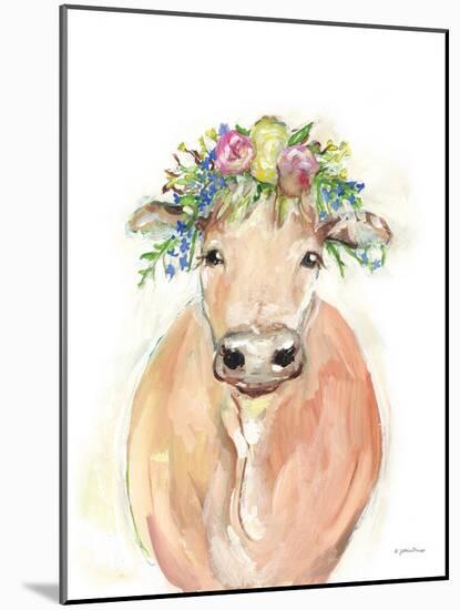 Millie and her Flowers-Jessica Mingo-Mounted Art Print