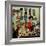 "Millinery Shop," March 10, 1945-John Falter-Framed Giclee Print