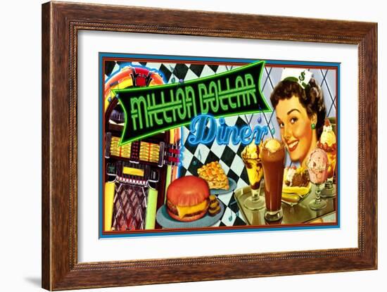 Million Dollar Diner-Kate Ward Thacker-Framed Giclee Print